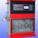 VPRT tester contains two stage Precision air pressure controls for graded pressurisation of Test-Cell